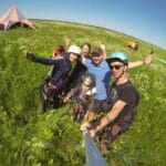 Семейный полёт на параплане в Санкт-Петербурге