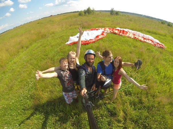 Полет на параплане в СПБ