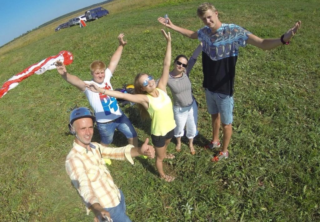 Полет на параплане в СПБ