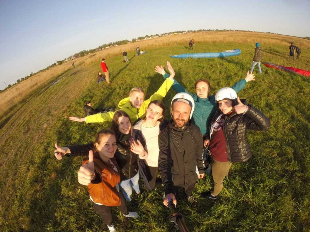 Полет на параплане в СПБ