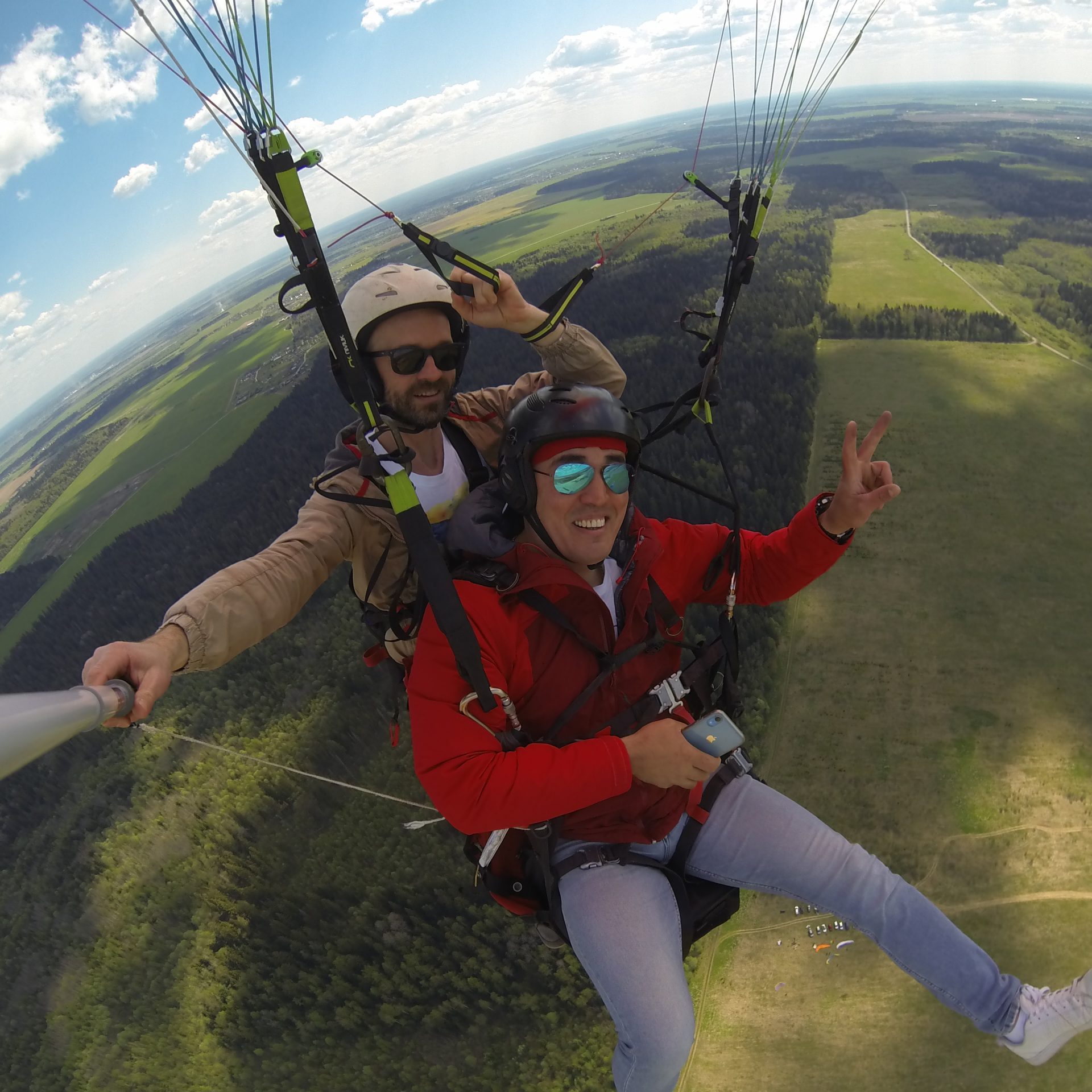 Полет на параплане в СПБ