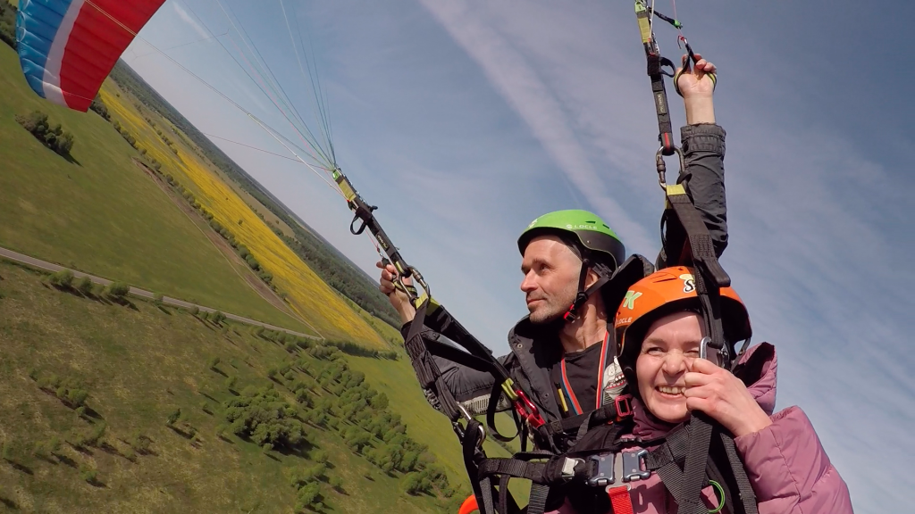 Впечатляющее приключение на параплане с акробатикой и отзывами в Санкт-Петербурге
