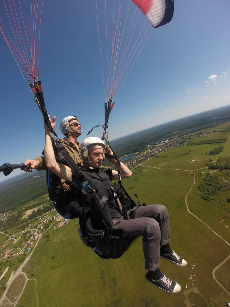 Подарок любимому: Полет на параплане над Санкт-Петербургом